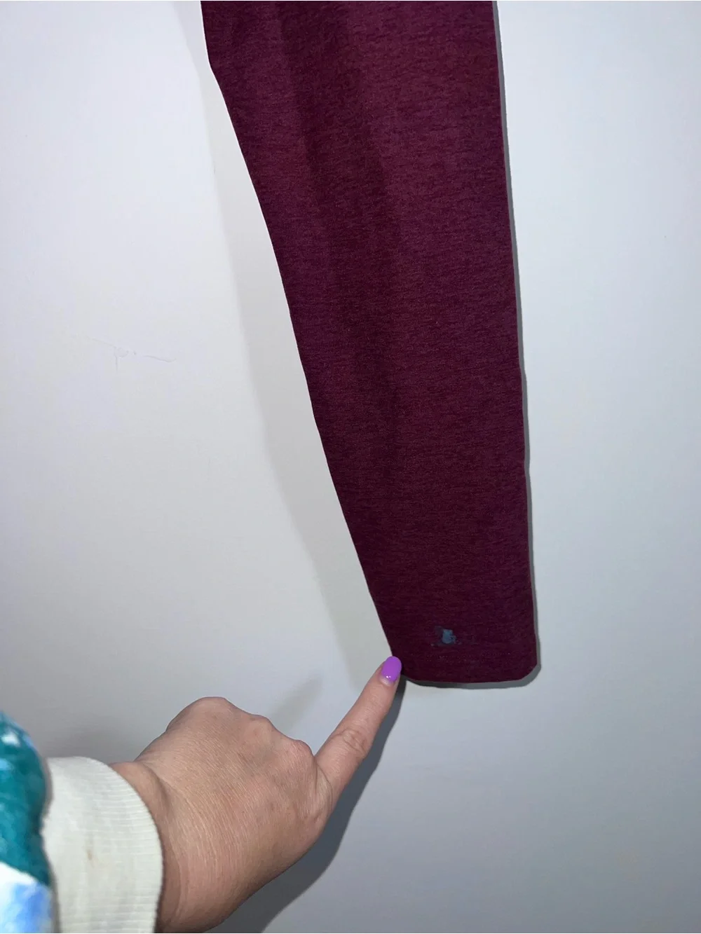Beyond Yoga Caught In The Midi Legging High-Leggings - Burgundy red color small - Picture 16 of 16